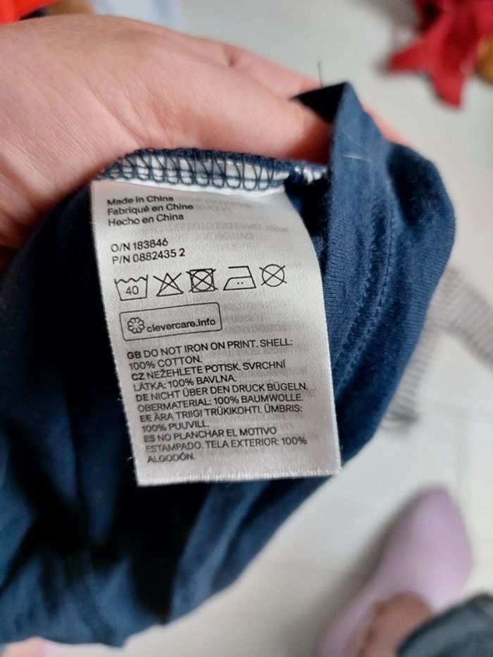 Lot de 2 t-shirts manches longues Zara / H&M - photo numéro 5