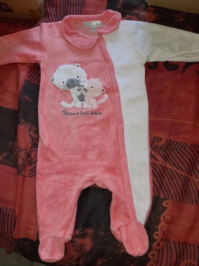 Grenouillère "bisous tout doux" 3mois