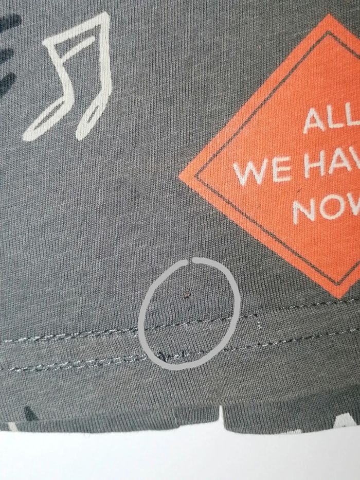 Tee-shirt gris 146cm Primark - photo numéro 5