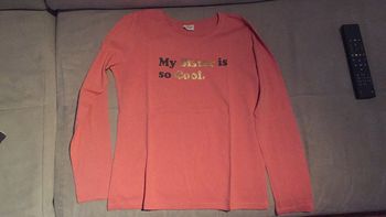 Teeshirt corail fille T14 ans Tape à l’œil