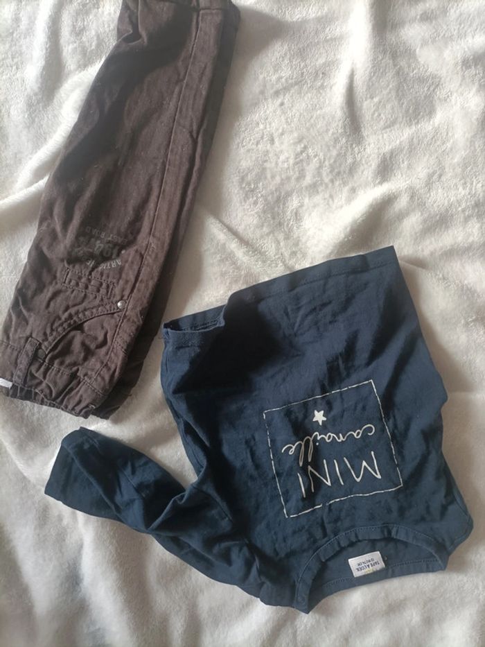 Lot garçon 9-12 mois – Mini canaille - photo numéro 5