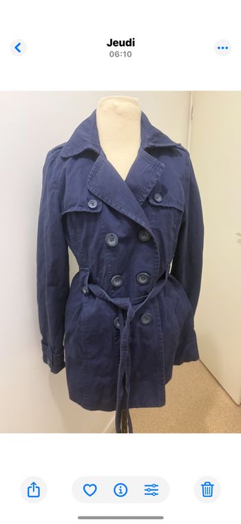 Veste Etam taille 38 bleu