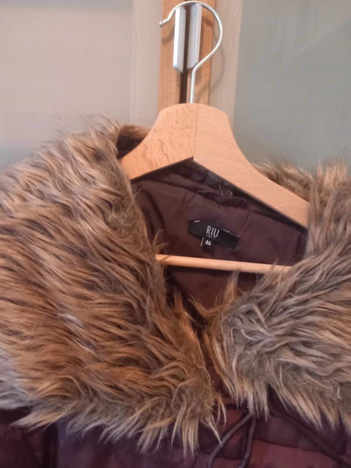 Doudoune Marron Taille 46 - photo numéro 2