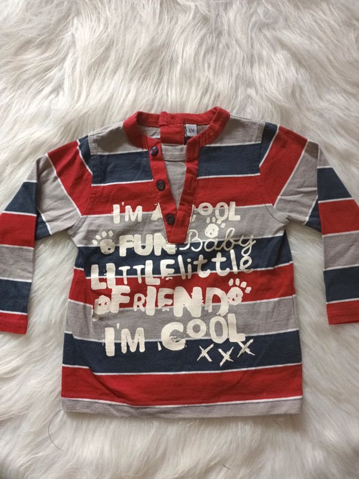 T shirt manches longues 12mois