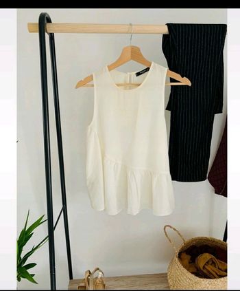 Jolie blouse couleur crème