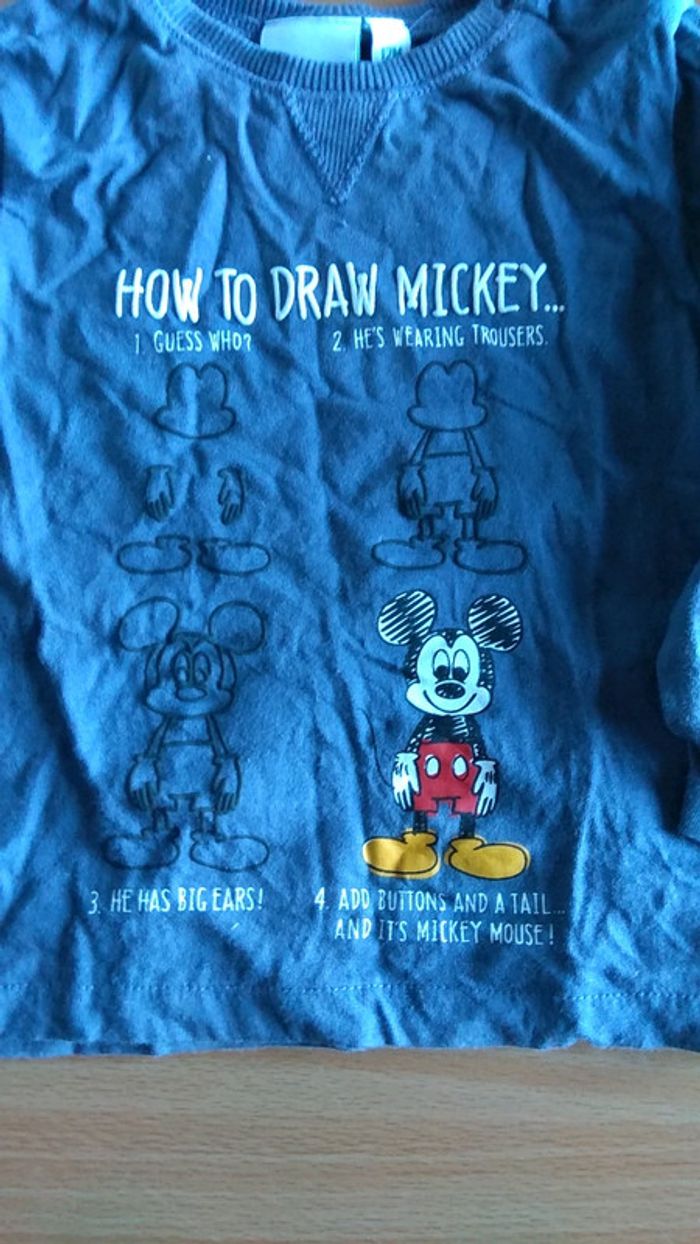 T shirt manches longues 12 mois - photo numéro 2