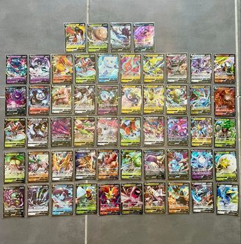 Pokemon Lot de 54 cartes différentes V japonaise