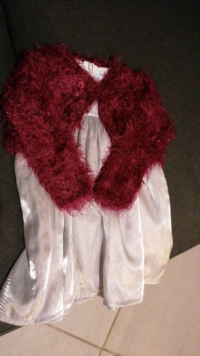 Ensemble robe de soirée et gilet