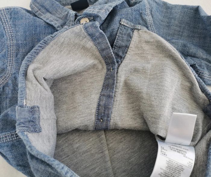 Chemise 👣 baby Gap, chaude, 18-24mois - photo numéro 5