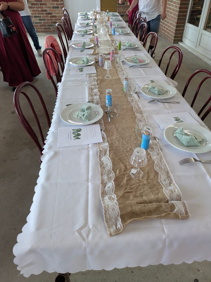 10 nappes blanches - photo numéro 2