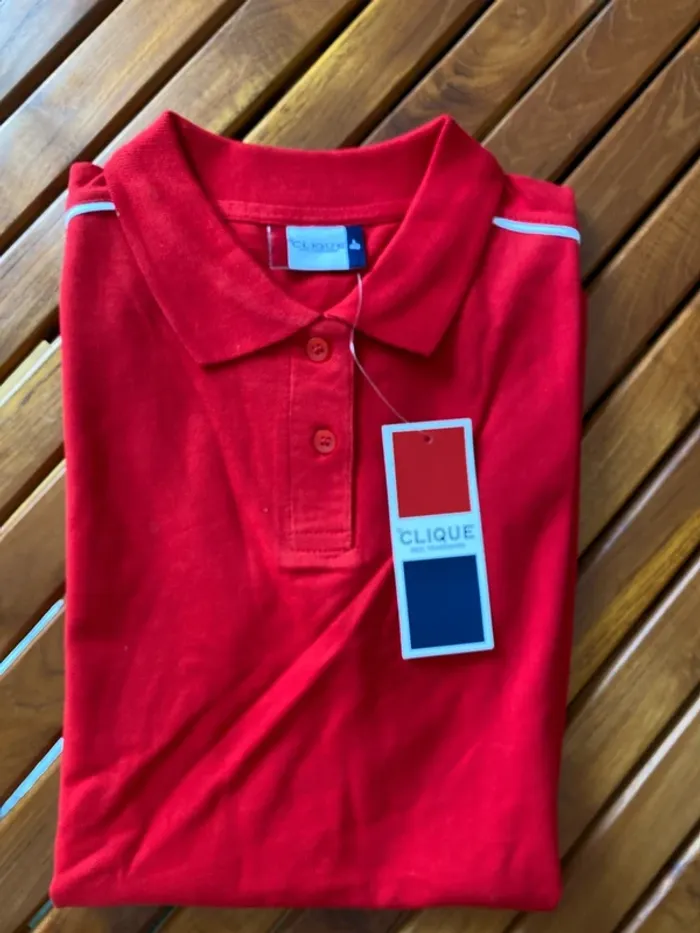 Polo femme rouge 40 - photo numéro 4
