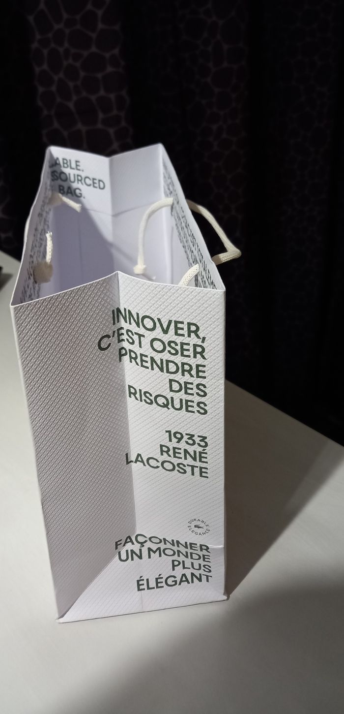 Sac emballage Lacoste - photo numéro 2