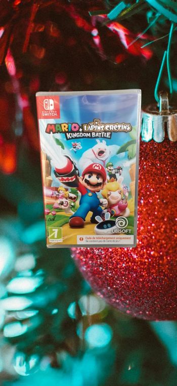 Jeu Nintendo switch Mario lapin cretins kingdom battle neuf sous blister