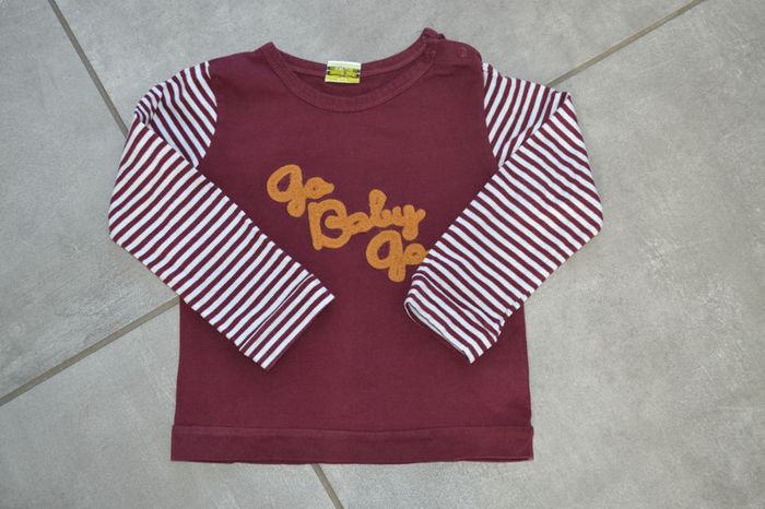 T-shirt bordeaux TAO 36 mois