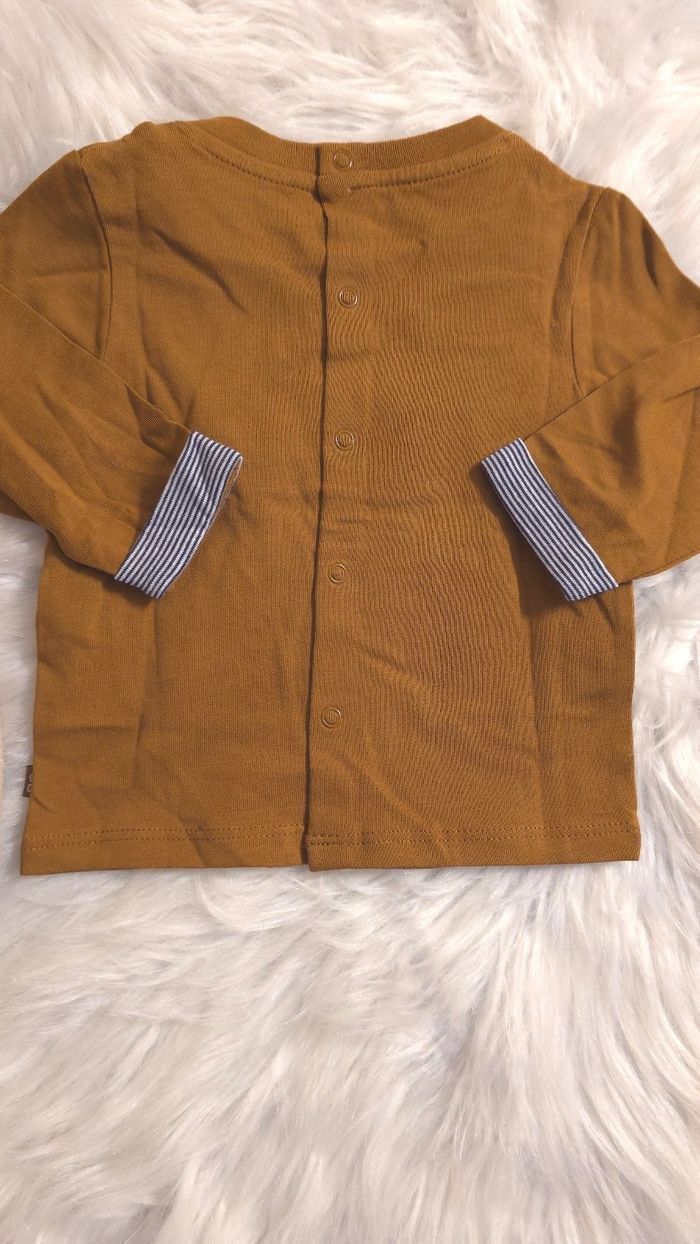 Neufs non portés 🏷🏷🏷🤩😍💙 superbes Gilet, teeshirt ml ,salopette 3mois Garçon 💙😍🤩 - photo numéro 6