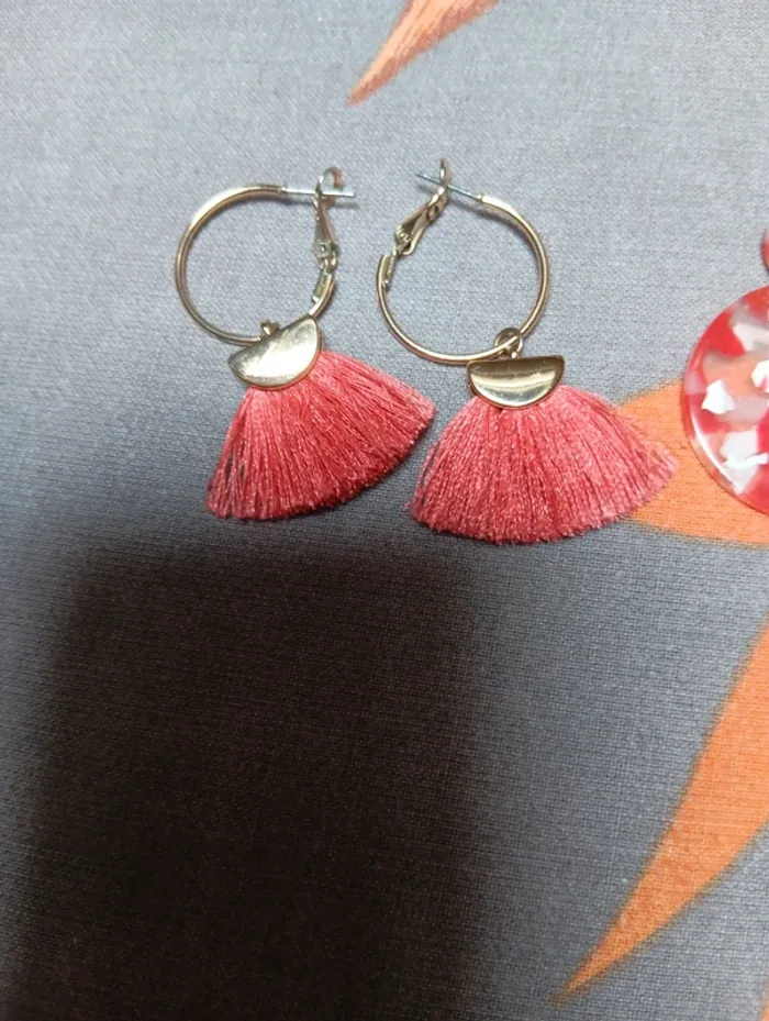 Lot de deux paires de boucles oreilles - photo numéro 2