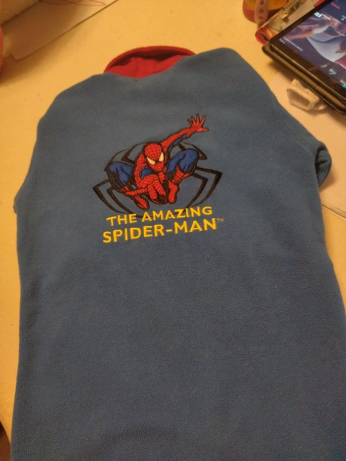 Robe de chambre spiderman 4 ans