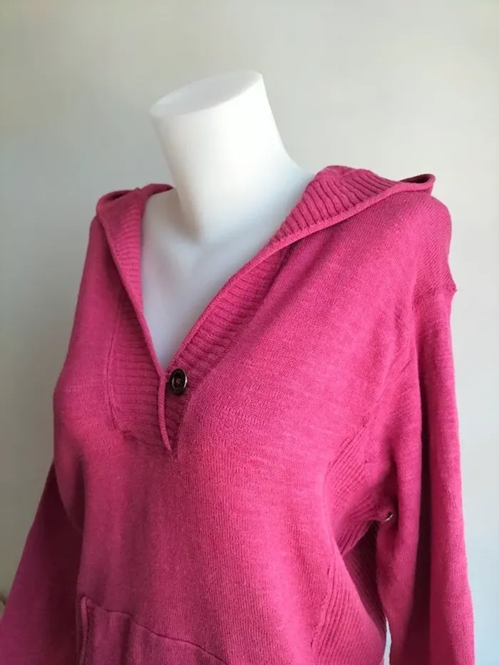 Sweat à Capuche Femmes 100% Coton - Tommy Hilfiger - Taille XL - photo numéro 2