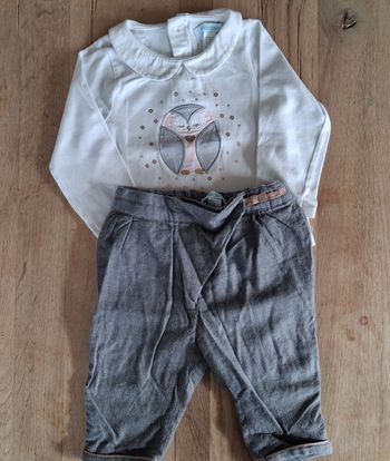 Ensemble obaibi fille 12 mois