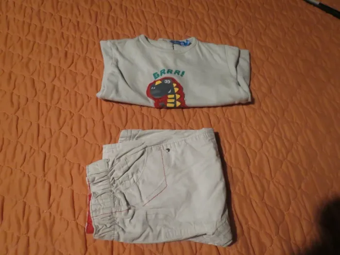 Ensemble garçon taille 9 mois