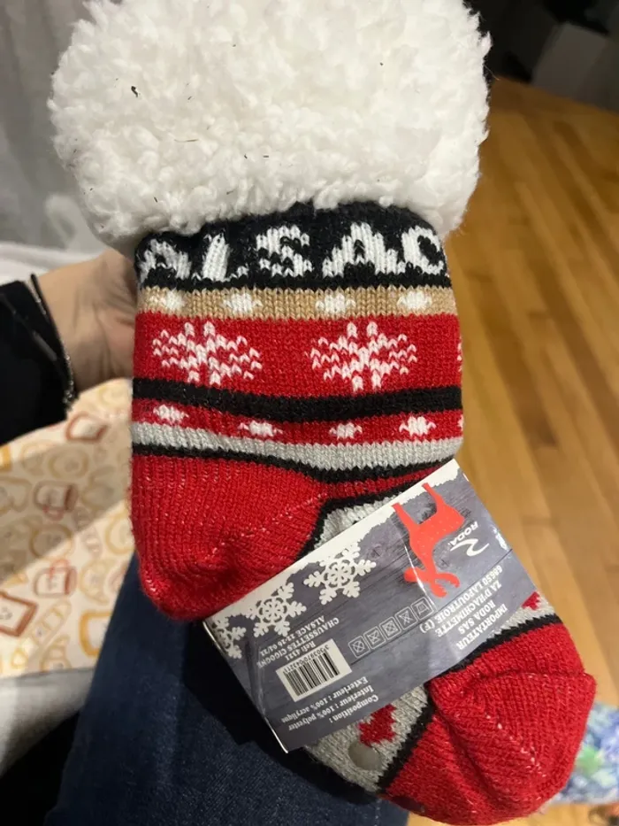 Paire chaussettes antidérapantes - photo numéro 4