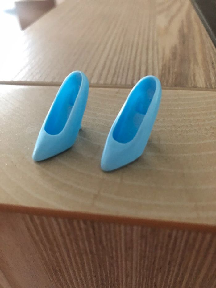 Paire d’escarpins talons bleu barbie femme - photo numéro 6