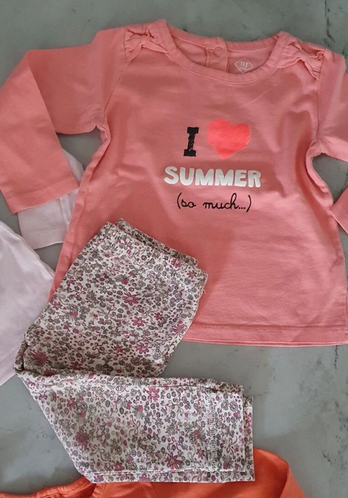 LOT vêtements filles Taille 18 mois - photo numéro 5