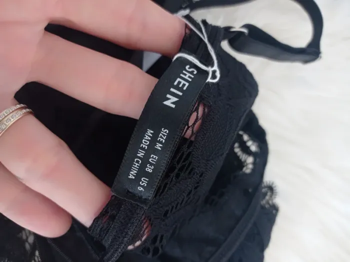 Magnifique Brassière soutien gorge sexy noire broderie et dentelle T.M Shein - photo numéro 6