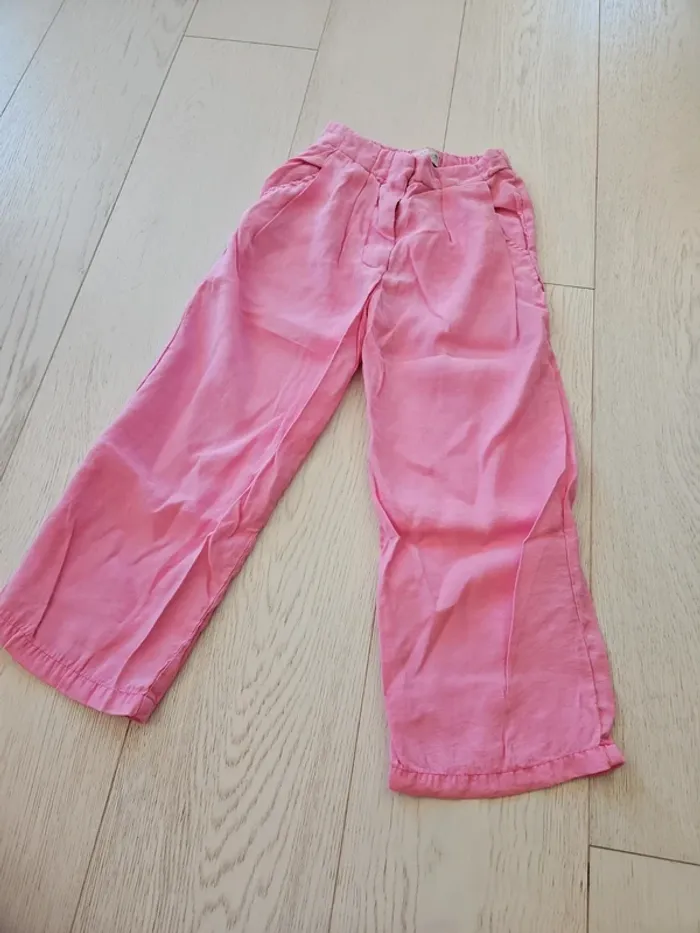 Pantalon fluide rose