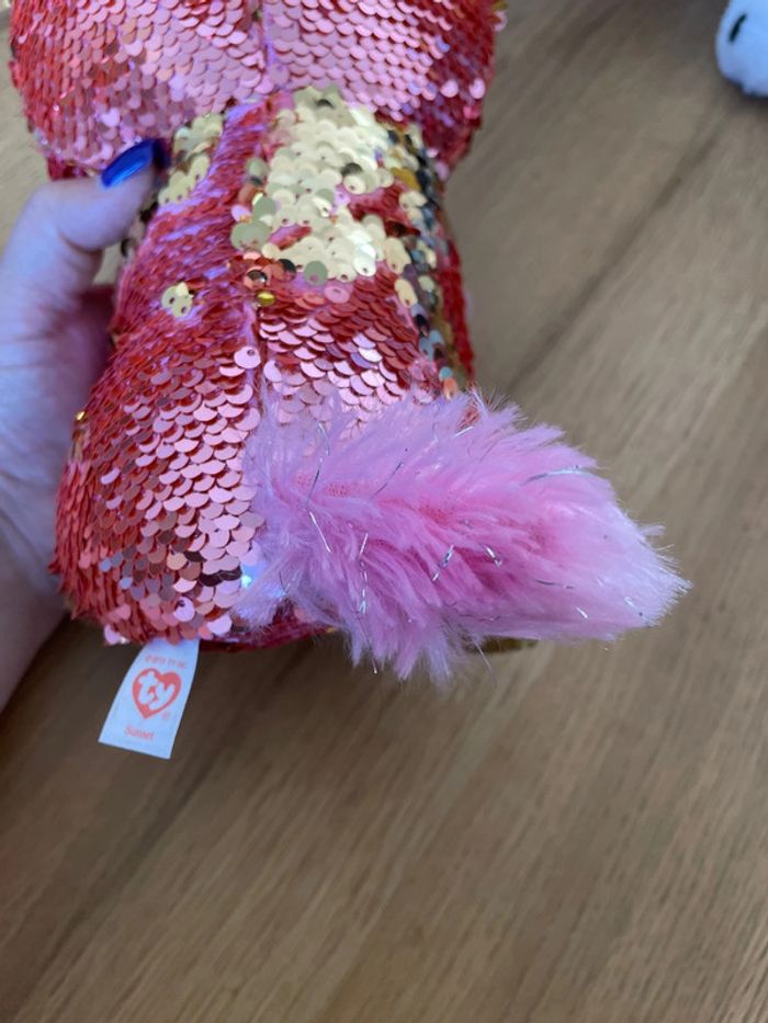 Peluche 23cm t’y en sequins - photo numéro 5