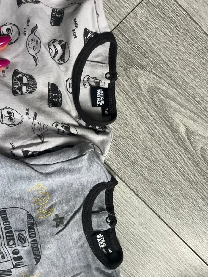 Lot de 2 pyjamas star wars 3 mois - photo numéro 2