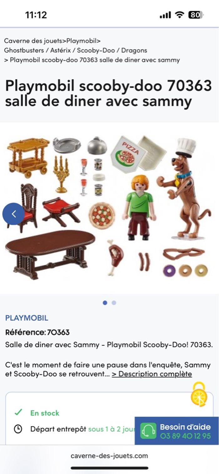 Playmobil scooby doo 70363 complet - photo numéro 4