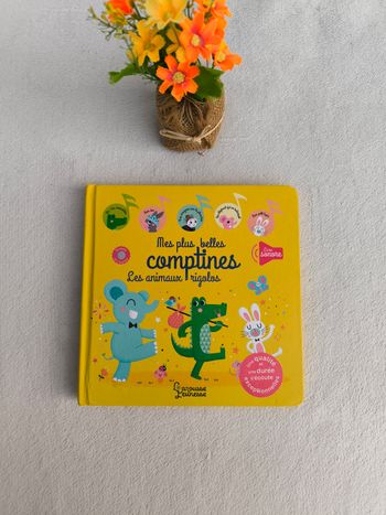 Livre sonore Mes plus belles comptines les animaux rigolos