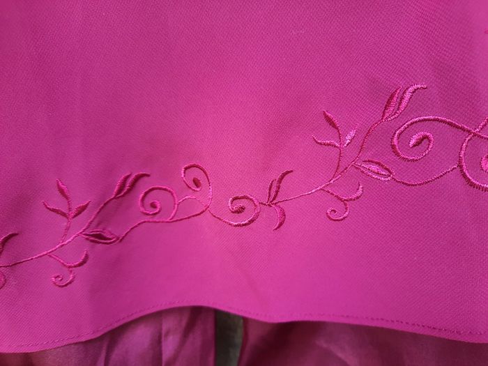 Superbe pyjama 2 pièces Etam, satin et transparent, violet, taille 38 - photo numéro 13