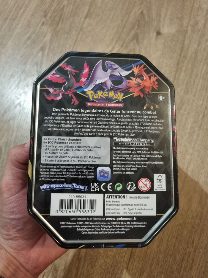 Pokébox Zénith Suprême Artikodin de Galar - photo numéro 3