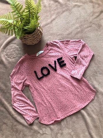 Tee-shirt rose noir fille H&M