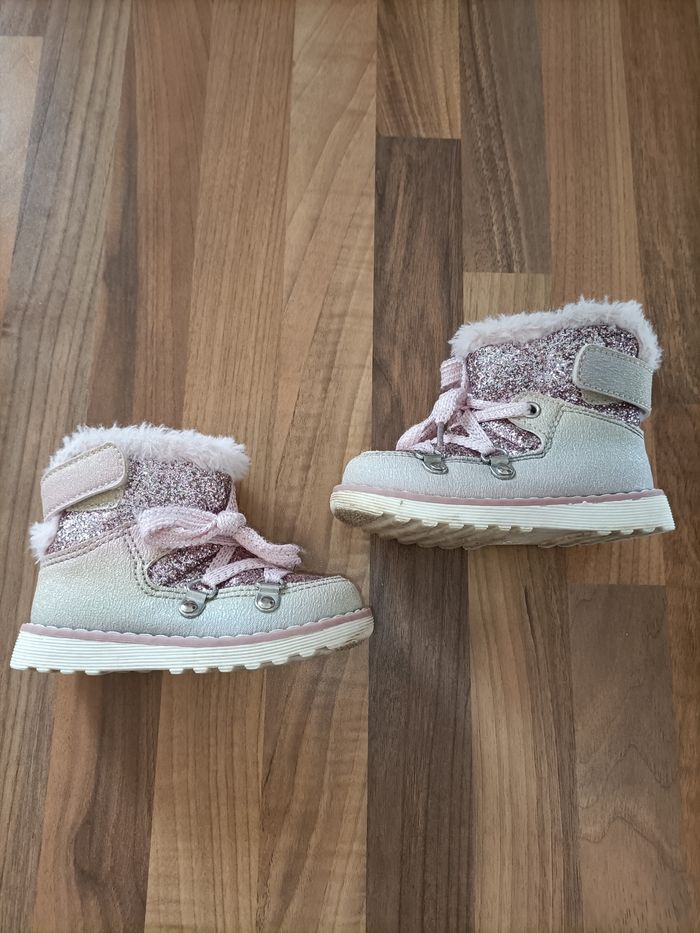 Bottines fourrées roses à paillettes 20 - photo numéro 5