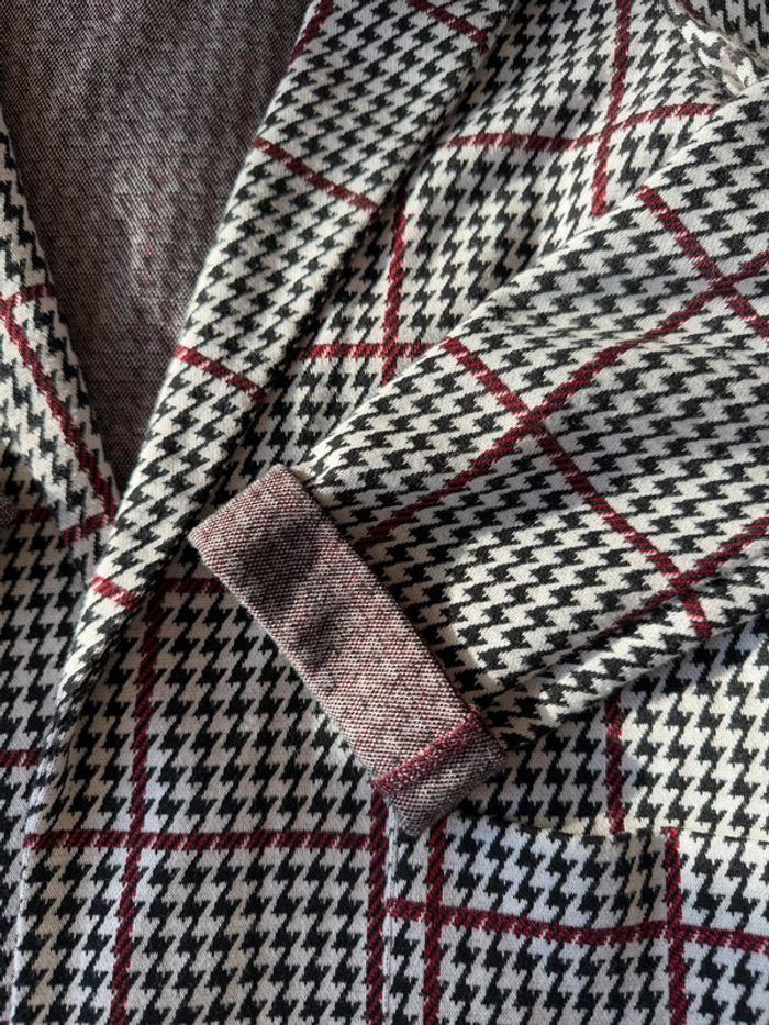 Veste blazer pied de poule / Taille L - photo numéro 4