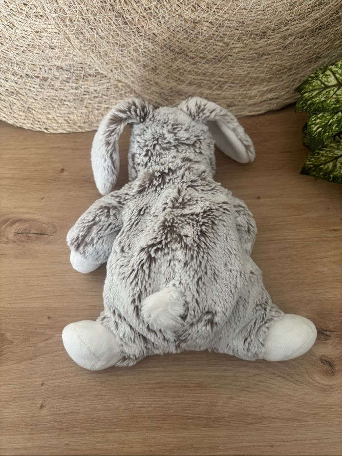 Doudou lapin Marron blanc nicotoy simba - photo numéro 3