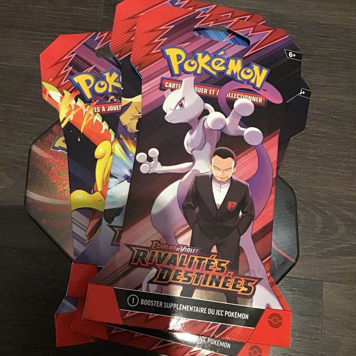 Lot pokebox boosters blisters cartes Pokémon rivalités destinées persian team rocket mewtwo - photo numéro 6