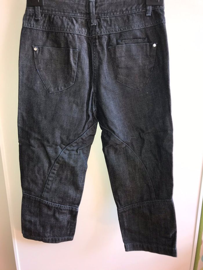 Pantacourt Sergent Major en jean. 10 ans