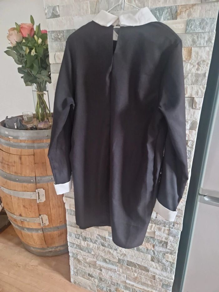 Robe grossesse avec col chemise et perles - photo numéro 6
