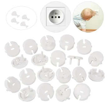 20 caches prises + 4 clés pour sécurité protection enfant bébé