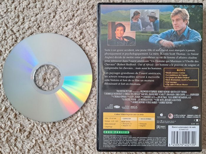 💿 DVD : L'Homme qui Murmurait à l'Oreille des Chevaux - photo numéro 3