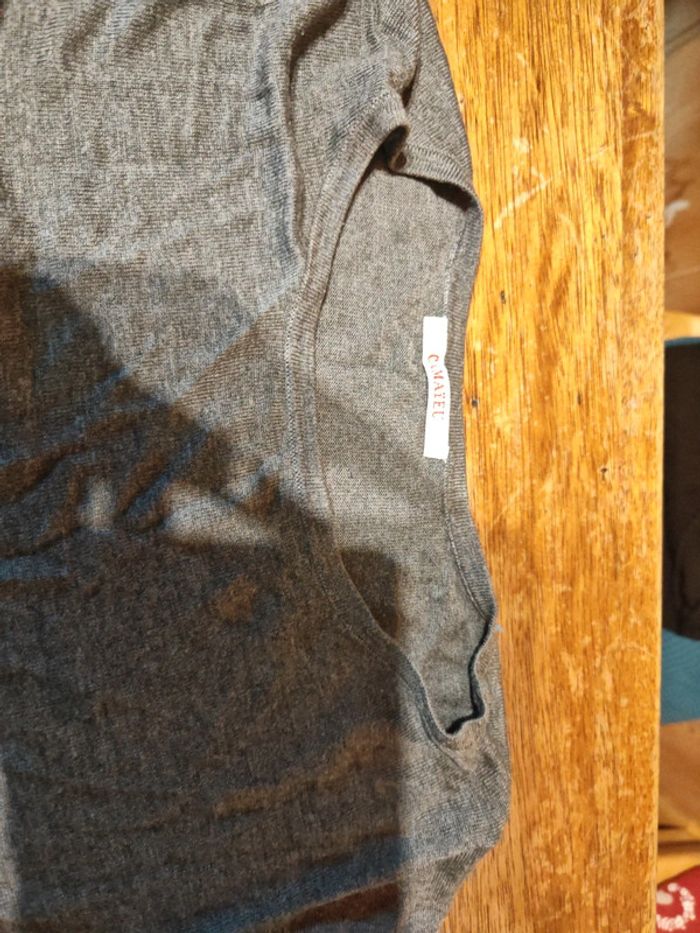 Pull fin gris femme Camaïeu taille S - photo numéro 2