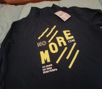 Col cheminé 12 ans neuf bleu marine