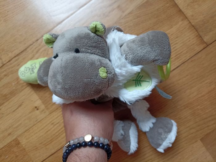 Peluche d'activité hippopotame Bazile - photo numéro 5