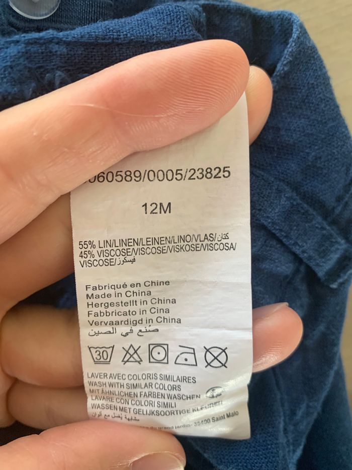 Short bleu Creeks lin 12 mois - photo numéro 4