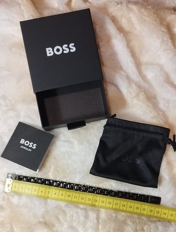 Bracelet Boss acier noir