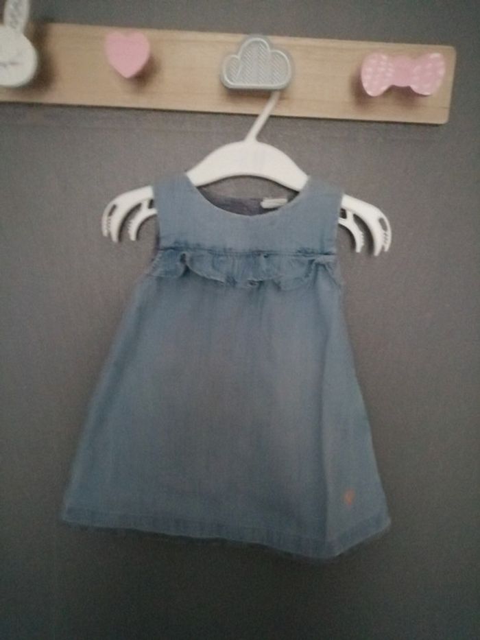 Robe en jean souple 6 mois - photo numéro 2